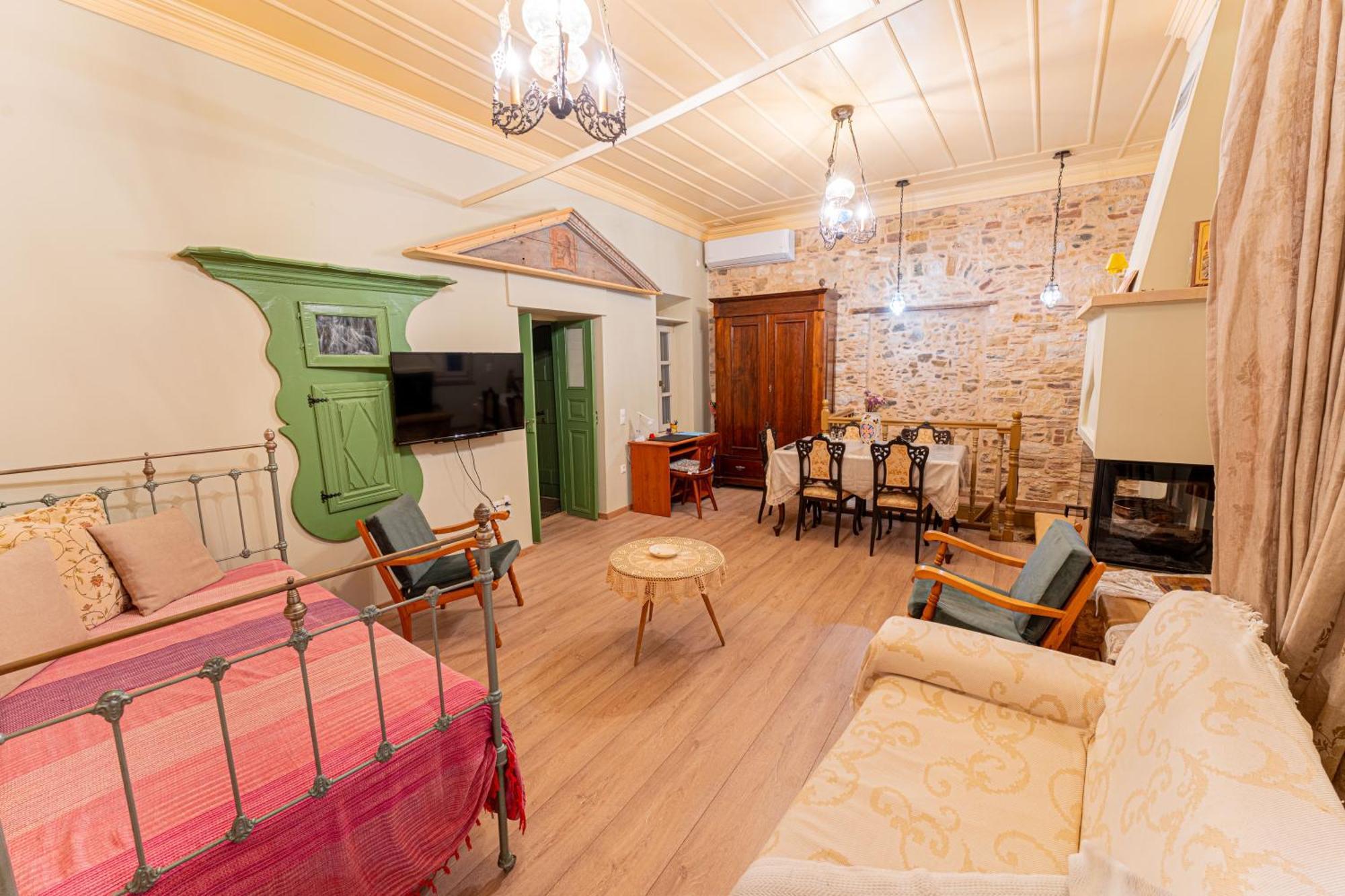 Irene'S Mansion Daire Vrontádos Dış mekan fotoğraf