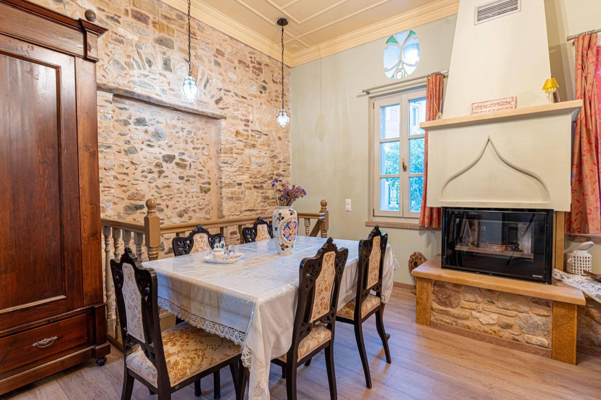 Irene'S Mansion Daire Vrontádos Dış mekan fotoğraf